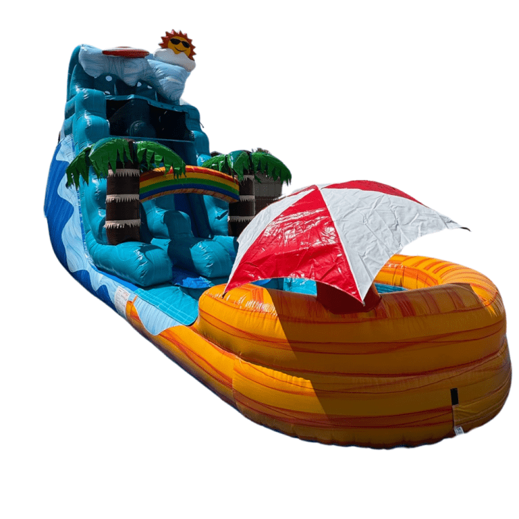 Beach Wave Water Slide 18ft